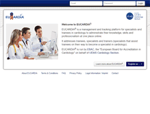 Tablet Screenshot of eucardia.org